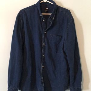 H&M denim shirt